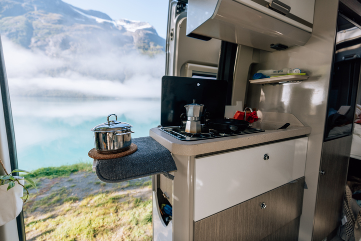 Road trip concept, people living the van life experience.
Norway