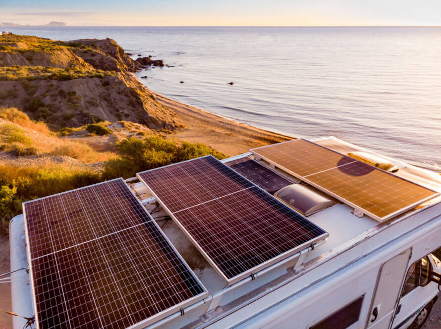 Solar panel Class C RV